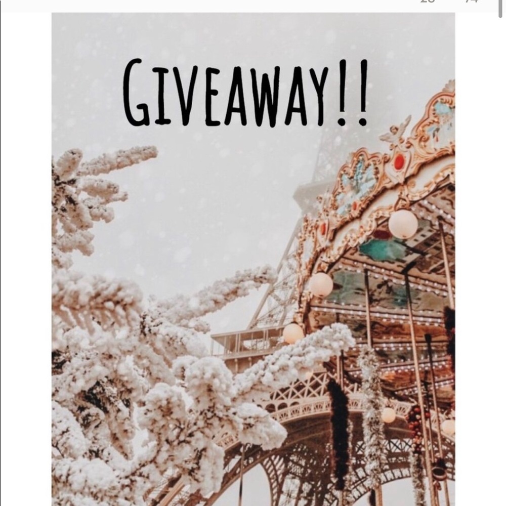 Giveaway entry